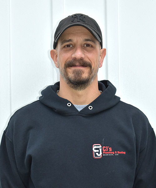 Chris Johnson, owner of CJ's Plumbing & Heating Services, LLC